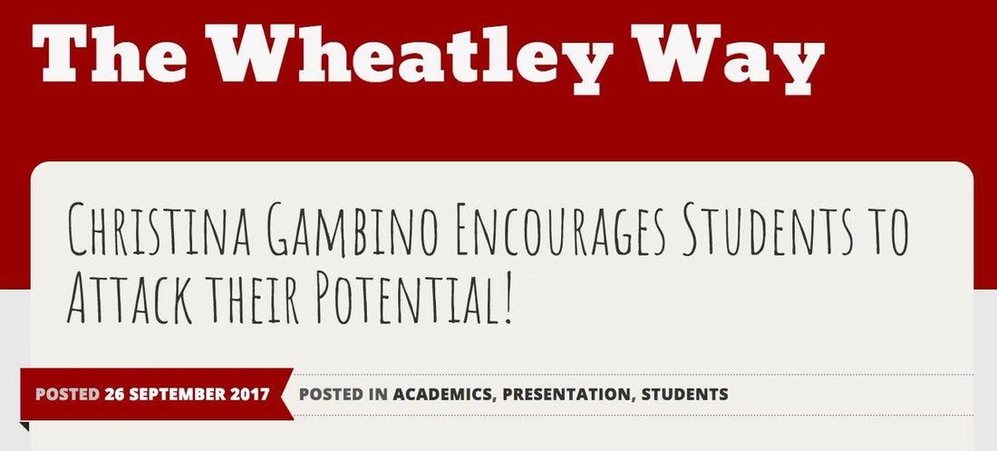 Encouraging Students to Attack their Potential